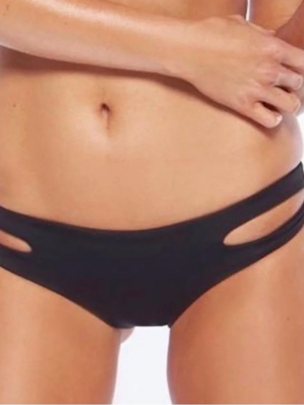 NWT L*Space Estella Classic Cut, Black, Bikini Bottom. Small